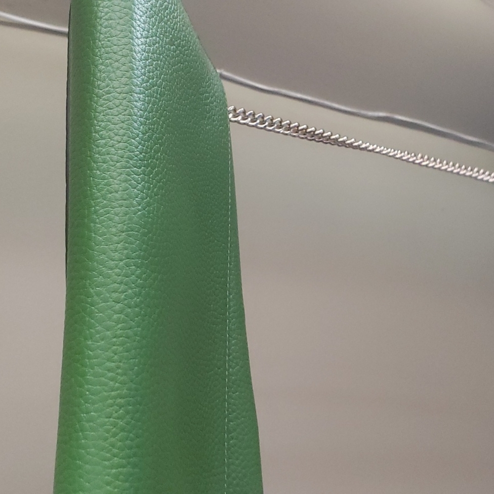KATE SPADE ♠️ NEW YORK LINK LEATHER CROSSBODY BAG 💚 ( GREEN ) ..... - Picture 10 of 16